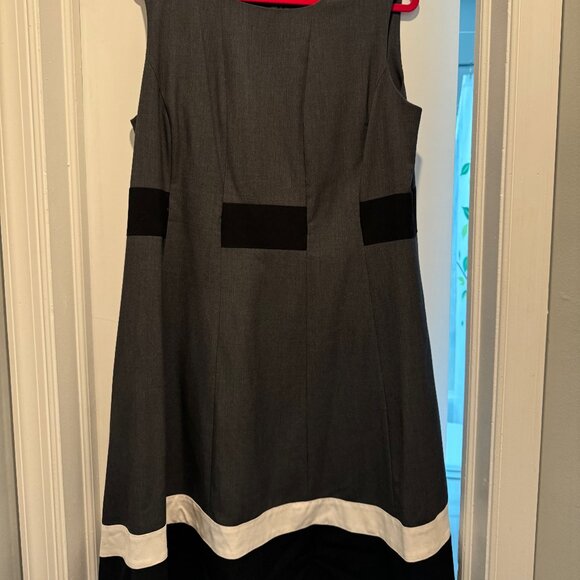 Calvin Klein Striped professional dress - Picture 1 of 2